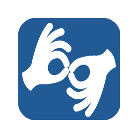 sign language interpretation logo