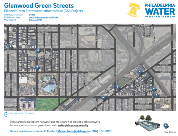 Map of this page's project: project #50391 Glenwood Green Streets.