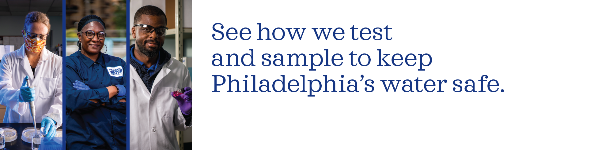See how we test and sample to keep Philadelphia's water safe.
