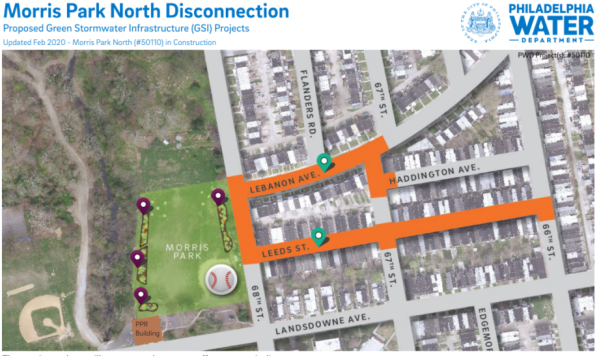 Morris Park Map