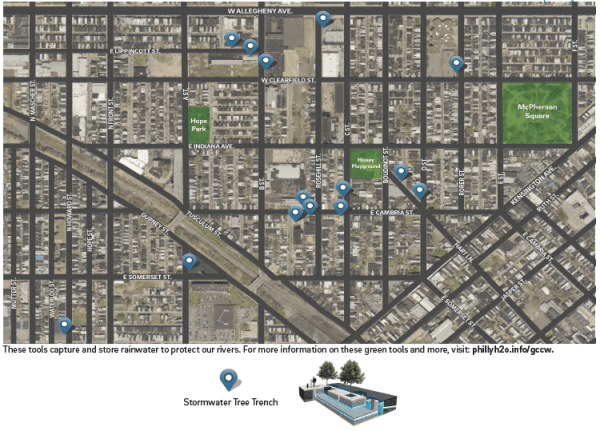 Map of McPherson Square project