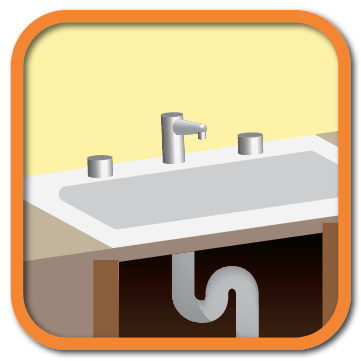 a sink