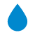 a blue water droplet