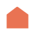 a rust red house shaped icon