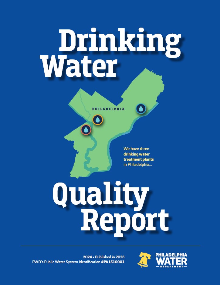 Cover page of PWD's 2024 Drinking Water Quality Report